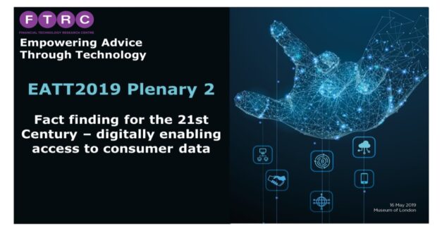 EATT2019 Plenary Session 2: Fact finding for the 21st Century – digitally enabling access to consumer data