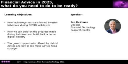 EATT 2022 Keynote: Ian McKenna – Financial Advice in 2025