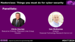 Masterclass: Things you must do for cyber security