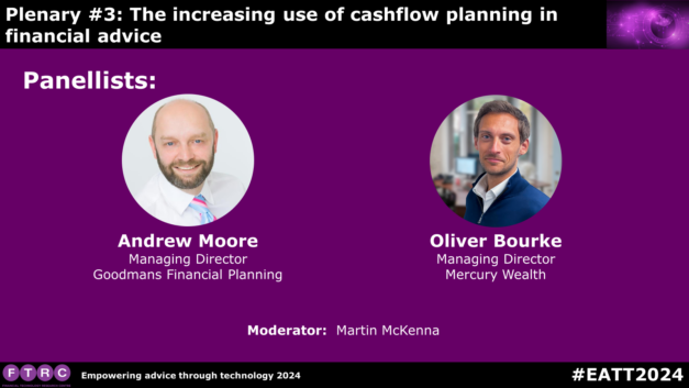 The Increasing use of cashflow planning in financial services – Plenary