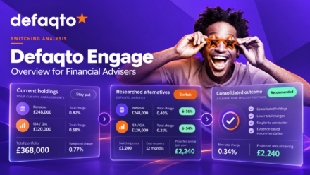 SWITCHING ANALYSIS SUPPLIER/SOFTWARE: Defaqto Engage