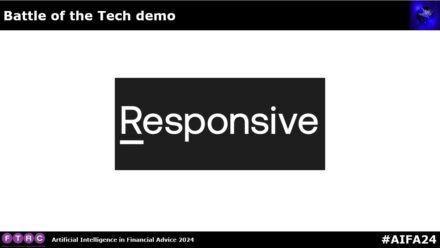 ARTIFICIAL INTELLIGENCE IN FINANCIAL ADVICE (AIFA) Demo – Responsive AI