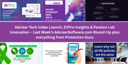 Adviser Tech Index Launch, EVPro Insights & Pension Lab Innovation – Last Week’s AdviserSoftware.com Round-Up plus everything from Protection Guru
